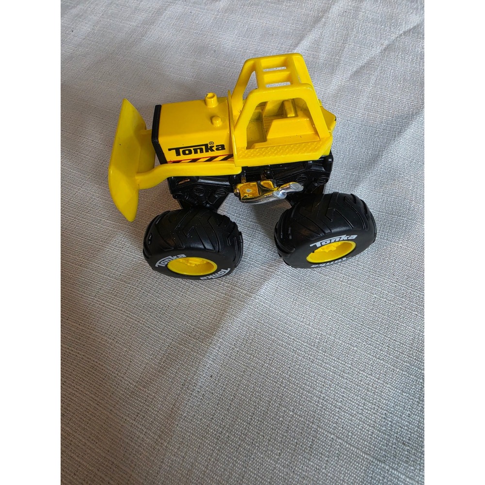 Tonka Bulldozer Monster Truck Yellow Black Toy Construction Vehicle